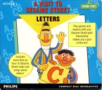 Visit to Sesame Street, A: Letters (slipcover) Box Art