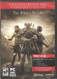 Elder Scrolls Online, The: Exclusive Preview Disc Box Art