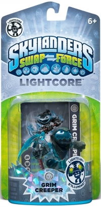 Skylanders Swap Force - Grim Creeper (LightCore) Box Art