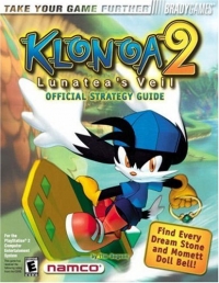Klonoa 2: Lunatea's Veil - Official Strategy Guide Box Art