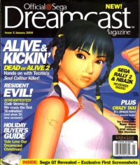 Official Dreamcast Magazine Issue 3 Box Art