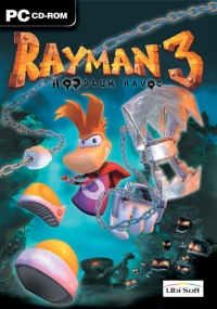 Rayman 3: Hoodlum Havoc (rectangle Ubisoft logo) Box Art