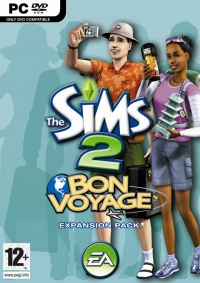 Sims 2, The: Bon Voyage Box Art