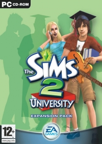 Sims 2, The: University Box Art