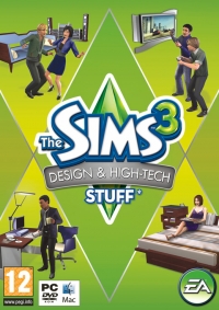 Sims 3, The: Design & High-Tech Stuff Box Art