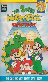 Super Mario Bros. Super Show!, The: The Great BMX Race & Pirates of the Koopa (VHS) Box Art