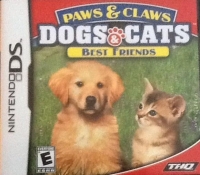 Paws & Claws: Best Friends - Dogs & Cats (red border) Box Art