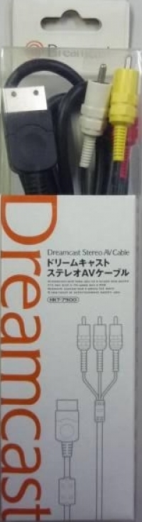 Sega Dreamcast Stereo AV Cable Box Art