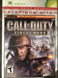 Call of Duty: Finest Hour - Best of Platinum Hits Box Art