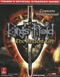 King's Field: The Ancient City - Prima's Official Strategy Guide Box Art