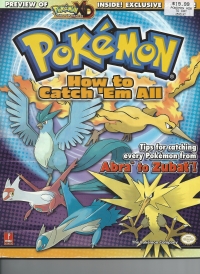 Pokemon: How to Catch 'Em All - Official Strategy Guide Box Art