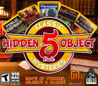 Hidden Object Classic Mysteries - 5 Game Pack Box Art