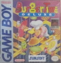 BurgerTime Deluxe (Sunsoft) Box Art