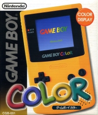 Nintendo Game Boy Color (Yellow) [JP] Box Art