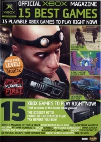 Official XBOX magazine 15 best games Box Art