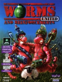 Worms United and Reinforcements Box Art