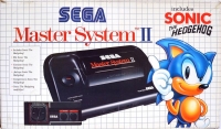 Sega Master System II - Sonic the Hedgehog Box Art