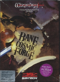Wizardry: Bane of the Cosmic Forge (Radioshack Sticker) Box Art