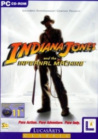 Indiana Jones and the Infernal Machine - LucasArts Classic Box Art
