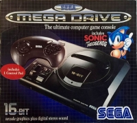 Sega Mega Drive - Sonic the Hedgehog (Includes 1 Control Pad) Box Art