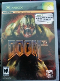 Doom 3 (Now a Platinum Hits Title) Box Art