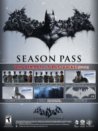 Batman: Arkham Origins Season Pass Box Art
