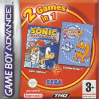 2 games in 1: Sonic Advance + ChuChu Rocket! Box Art
