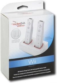 Rocketfish Wii Remote Charge Dock with Rechargeable Battery Packs Box Art