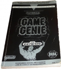 Game Genie - Sega Genesis (codebook) Box Art