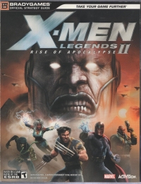 X-Men Legends II: Rise of Apocalypse - BradyGames Official Strategy Guide Box Art