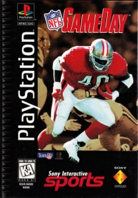 NFL GameDay (cardboard long box / Sony Interactive Sports) Box Art