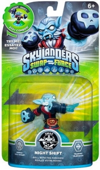 Skylanders Swap Force - Night Shift Box Art
