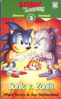 Sonic the Hedgehog Adventure Gamebook 3: Sonic v. Zonik Box Art