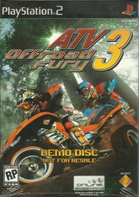 ATV Offroad Fury 3 Demo Disc Box Art