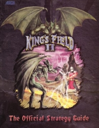 King's Field II - The Official Strategy Guide Box Art