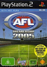 AFL Premiership 2005 Box Art