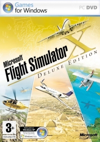 Microsoft Flight Simulator X: Deluxe Edition Box Art