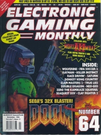 Electronic Gaming Monthly Number 64 Box Art