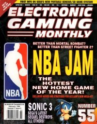 Electronic Gaming Monthly Number 55 Box Art