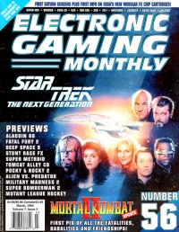 Electronic Gaming Monthly Number 56 Box Art