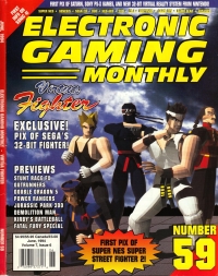 Electronic Gaming Monthly Number 59 Box Art