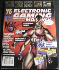 Electronic Gaming Monthly Number 70 Box Art