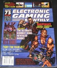 Electronic Gaming Monthly Number 73 Box Art