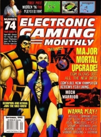 Electronic Gaming Monthly Number 74 Box Art