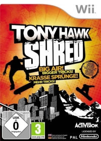 Tony Hawk: Shred Box Art