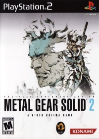 Metal Gear Solid 2 Box Art