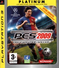 Pro Evolution Soccer 2009 - Platinum Box Art