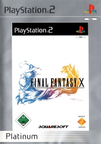 Final Fantasy X - Platinum (green USK rating) Box Art
