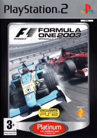 Formula One 2003 - Platinum [FR] Box Art