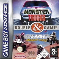 Double Game! Monster Trucks & Quad Desert Fury Box Art